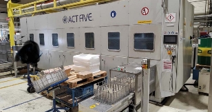 ACTFIVE IIIDS-L252-E metal parçalar için yıkama makinesi